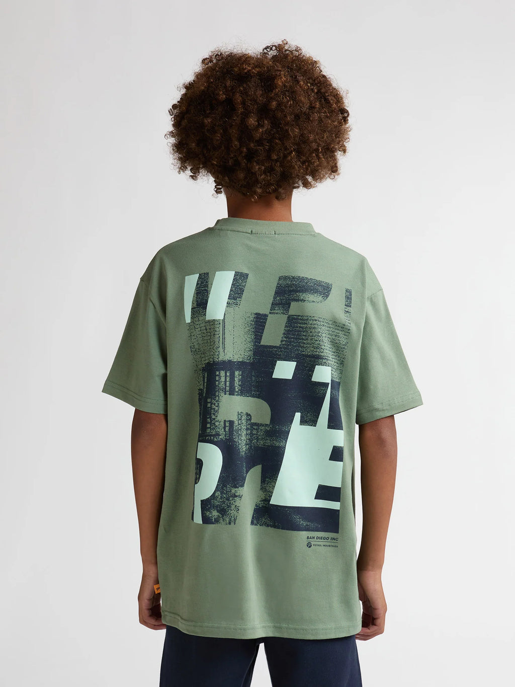 Camiseta manga corta kaki PETROL