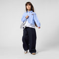 Pantalón ancho de raya azul DKNY