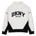Jersey blanco y negro  DKNY