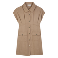 Vestido camel de Michael Kors