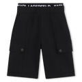 Bermuda cargo negro Karl Lagerfeld