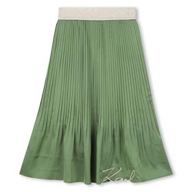 Falda larga verde Karl Lagerfeld