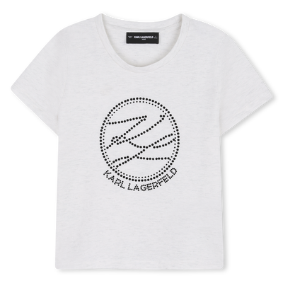 Camiseta gris claro Karl Lagerfeld
