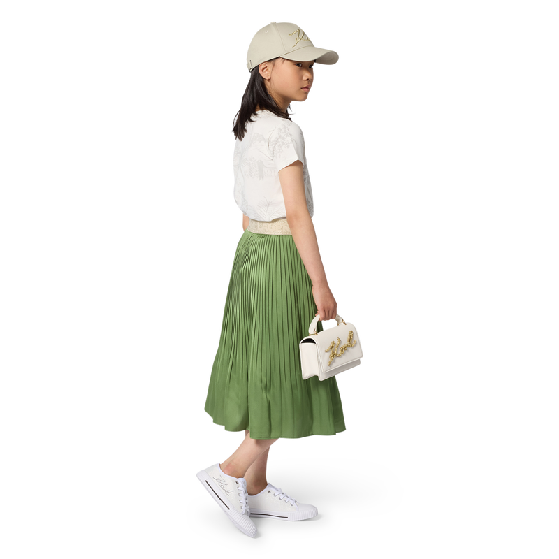 Falda larga verde Karl Lagerfeld