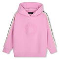 Sudadera con capucha rosa de Karl