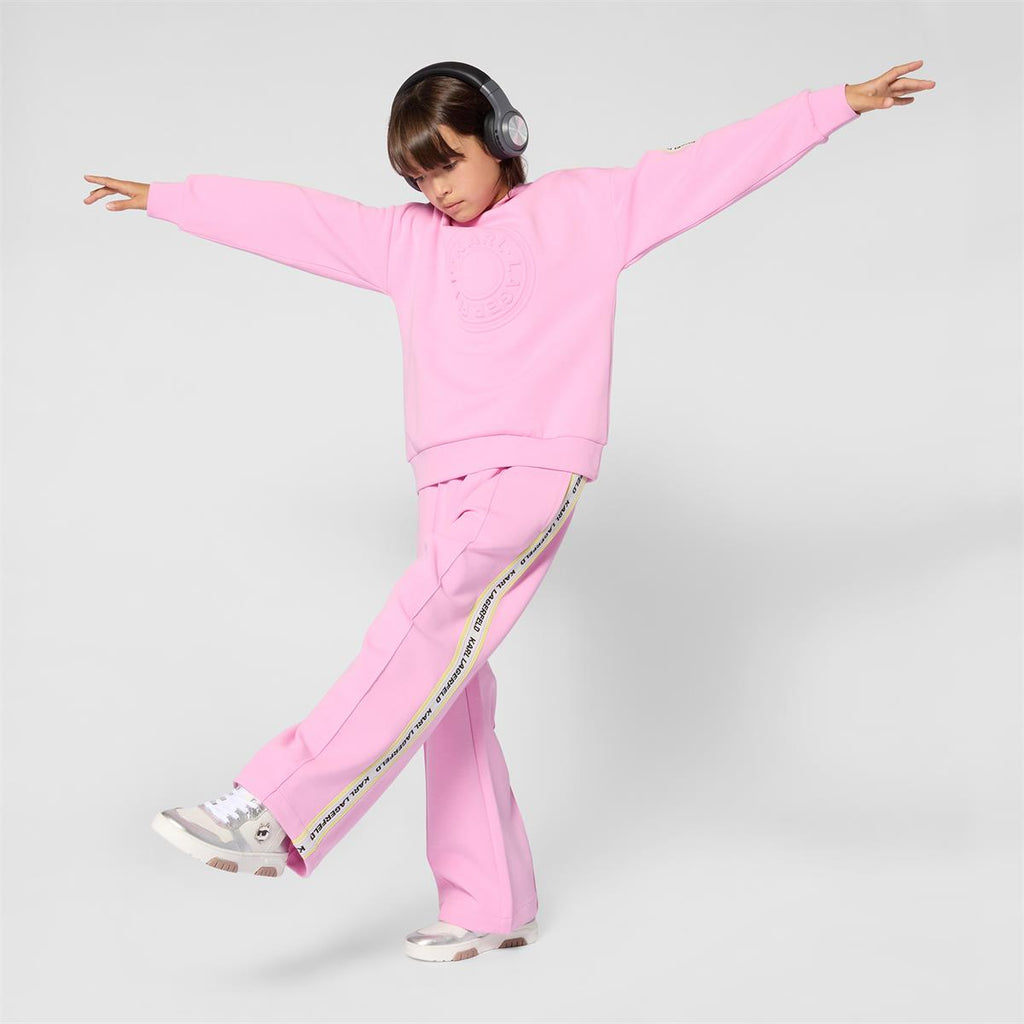 Pantalón chándal rosa Karl